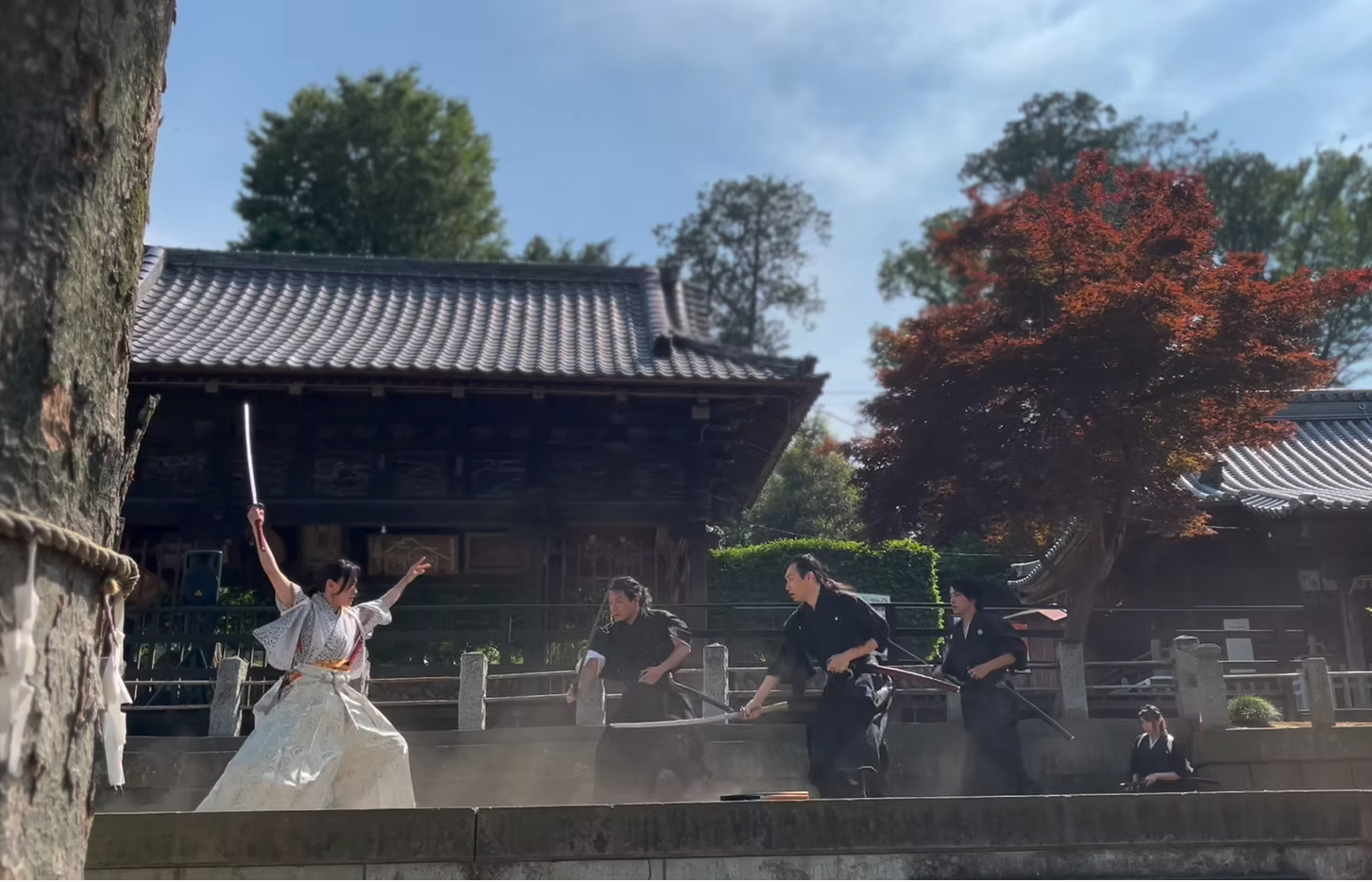 殺陣と大立ち回りの舞台写真